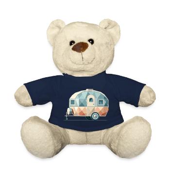 Moderner Wohnwagen – Polygonaler Reisebegleiter - Teddy - French Navy - Vorne