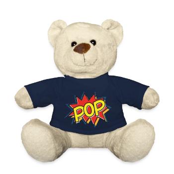 POP - Comic Strip Action Bubble - Pop-Art – gelb - Teddy - French Navy - Vorne