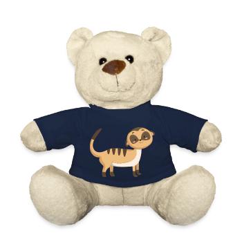 Scharrtier ground female - Teddy Bear - french navy - Front