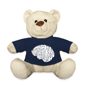 Elektrisches Gehirn CPU Daten Schaltkreis Computer - Teddy - French Navy - Vorne
