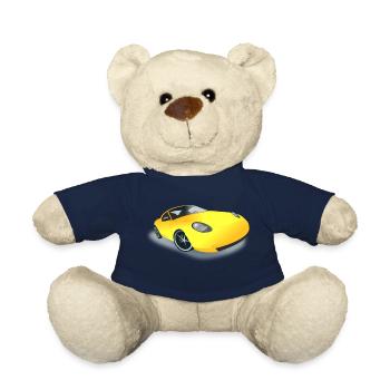 automobile - Teddy Bear - french navy - Front