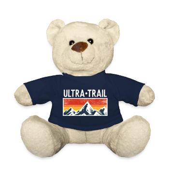 Ultra Trail Runner Mountains mountains gift runners - Teddy Bear - french navy - Front