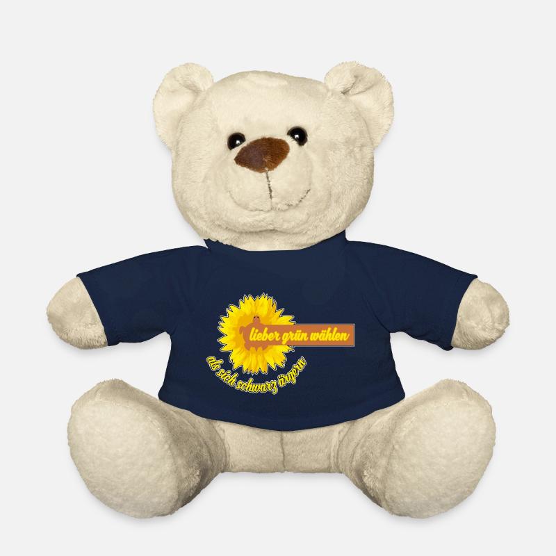 Lieber grün wählen als sich schwarz ärgern - Teddy - French Navy