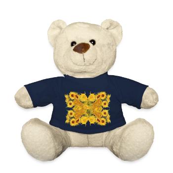 Vincent van Gogh Tournesols Tournesols Papillon - Nounours - bleu marine - Devant