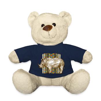 rhinoceros - Teddy Bear - french navy - Front