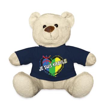 JE SUIS KABYLE - Nounours - bleu marine - Devant