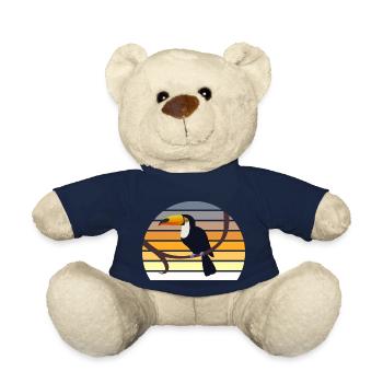 Exotischer Vogeltukan - Teddy - French Navy - Vorne