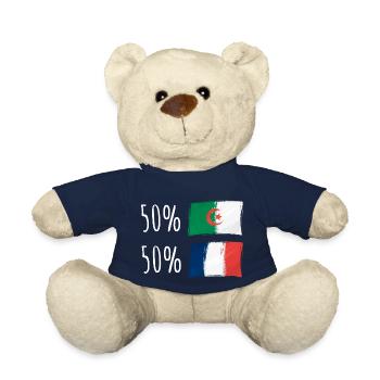 Half French / Half Algerian - Teddy Bear - french navy - Front