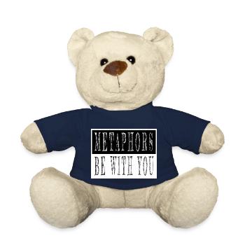 coffeecups school fun reading birthday present - Teddy Bear - french navy - Front