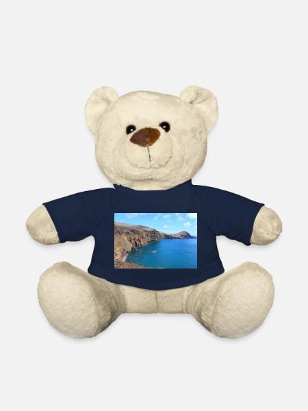 Affiche Madère Portugal - Nounours - bleu marine