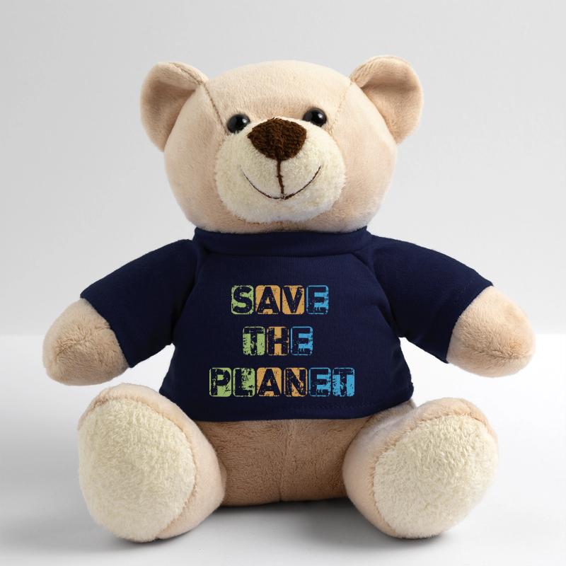 Save the planet Erde Schutz Teddy