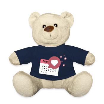 Symbol "Kalender Gefällt mir" - Teddy - French Navy - Vorne