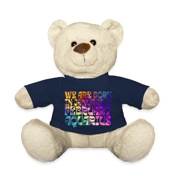 We born in January AQUARIUS | COLOR | ZODIAC - Nounours - bleu marine - Devant