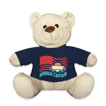 Airboat Captain Hydroplane Air Boat Propeller Swam - Teddy - French Navy - Vorne