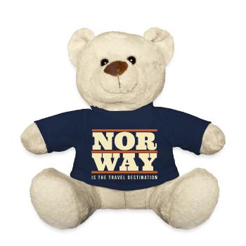 Norvège - Destination de voyage - Nounours - bleu marine - Devant