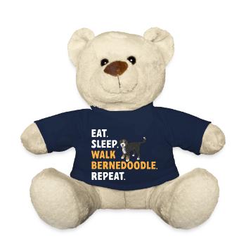 Bernedoodle Dog - Teddy Bear - french navy - Front