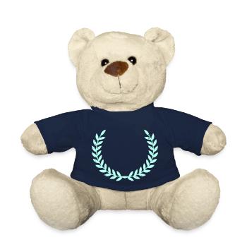 Wreath Blue - Teddy Bear - french navy - Front