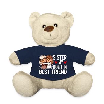 SŒUR : MA MEILLEURE AMIE INTÉGRÉE - Nounours - bleu marine - Devant