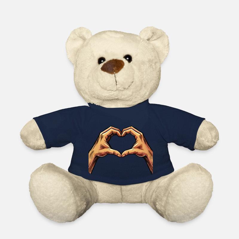 hand herz - Teddy - French Navy