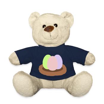 Oeufs de Pâques - Nounours - bleu marine - Devant