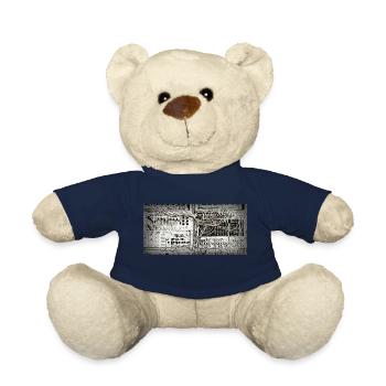 Vintage analogue synth - Teddy Bear - french navy - Front
