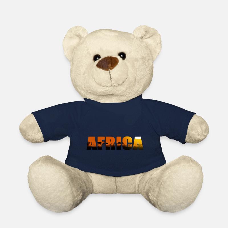 Africa Landscape Lettering - Teddy - French Navy