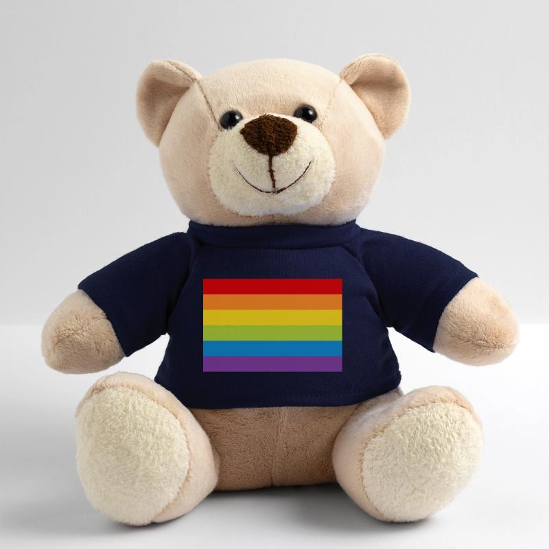 Affiche arc-en-drapeau drapeau LGBT arc-en-ciel Nounours