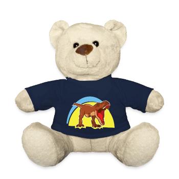 Predator Dinosaure T-Rex Tyrannosaure - Nounours - bleu marine - Devant