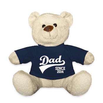 Vater Seit Vatertag 2014 Retro - Teddy - French Navy - Vorne