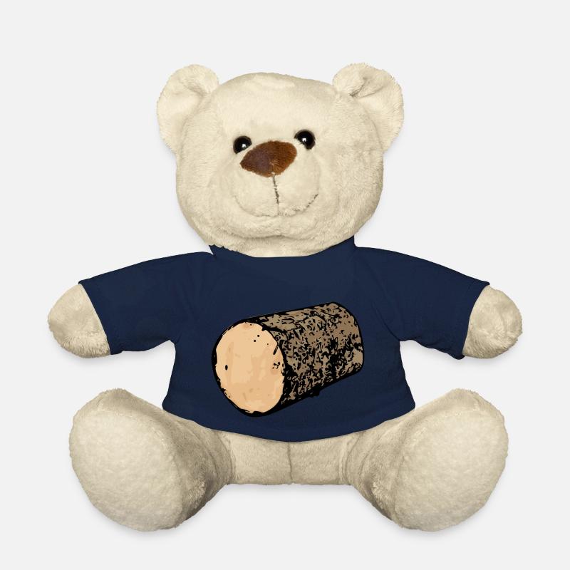 Holz Pop-Art - Teddy - French Navy