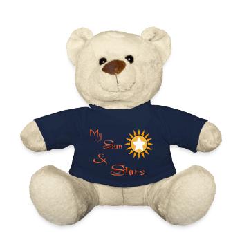 Sun and stars love sun - Teddy Bear - french navy - Front
