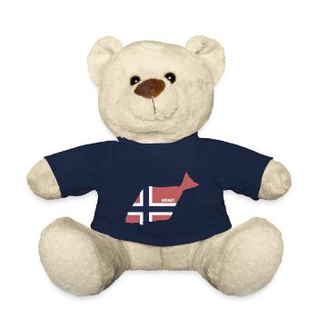 Halibut Norway - Fishing - Teddy Bear - french navy - Front