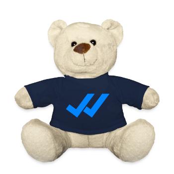 saw whatsapp - Teddy Bear - french navy - Front