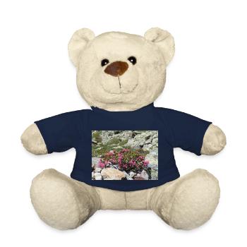 Alpine roses - Teddy Bear - french navy - Front
