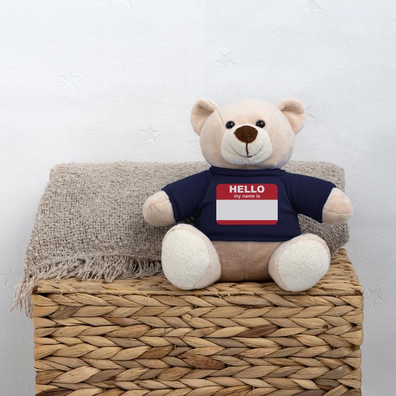 Name Tag Name Personalize Gift Teddy Bear