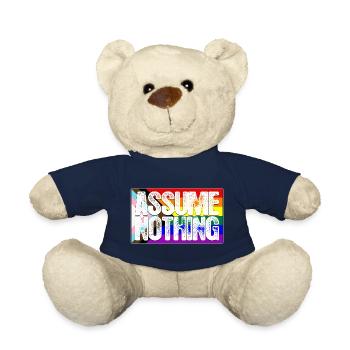 Angenommen Nichts LGBTQ Progress Pride Flagge - Teddy - French Navy - Vorne