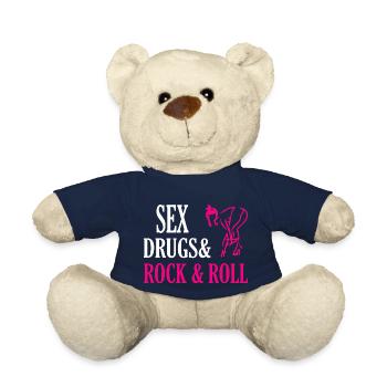 Rock Musik Rock and Roll - Nounours - bleu marine - Devant