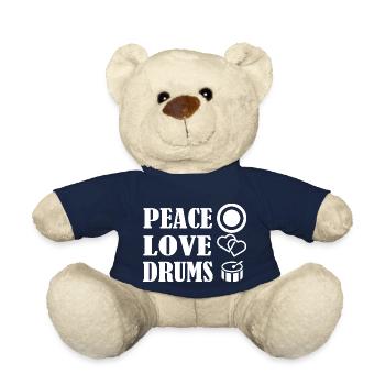 Rock and Roll Rock Music - Teddy Bear - french navy - Front