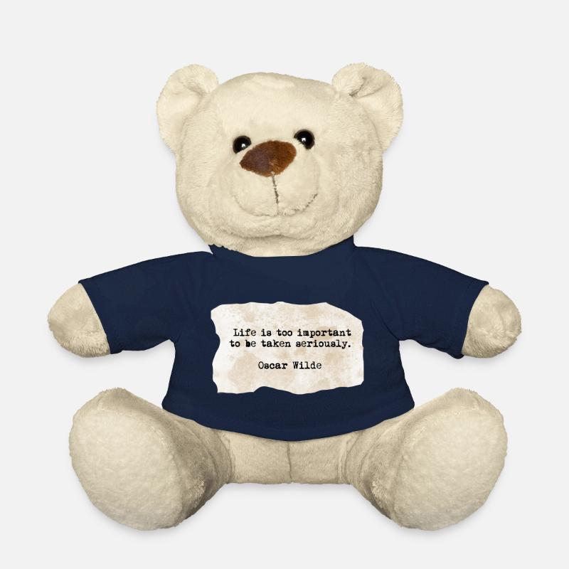 Oscar wilde quote - Teddy - French Navy