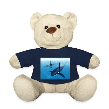 Schwertwale, Orcas, Killerwale - Teddy - French Navy - Vorne