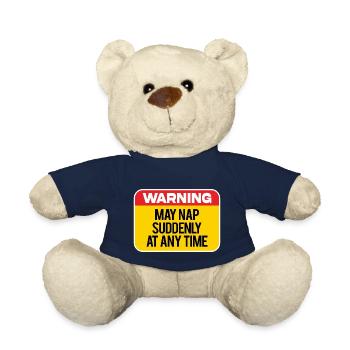 Peut faire la sieste soudainement - Nounours - bleu marine - Devant