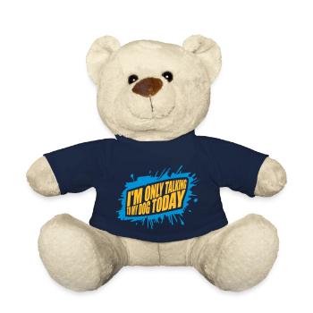 only talking to dog - Teddy Bear - french navy - Front