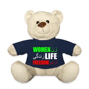 Women life freedom iran - Nounours - bleu marine - Devant