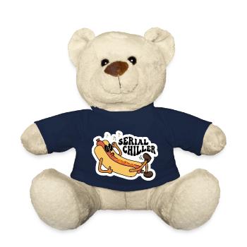 Serial Chiller Sarkastic Hot Dog Design - Teddy - French Navy - Vorne