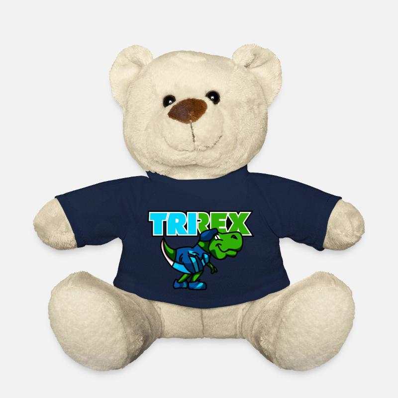 TRI REX ist der Triathlon Dinosaurier - Teddy - French Navy