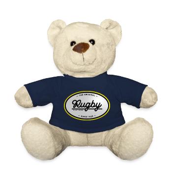 RUGBY BALL - Teddy Bear - french navy - Front