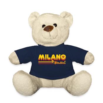 Milano, cool summery Milan design - Teddy Bear - french navy - Front