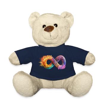 Unendlichkeitszeichen you and me infinity sign - Teddy - French Navy - Vorne