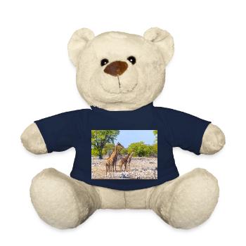 Giraffe und Landschaft im Etosha Nationalpark - Teddy - French Navy - Vorne