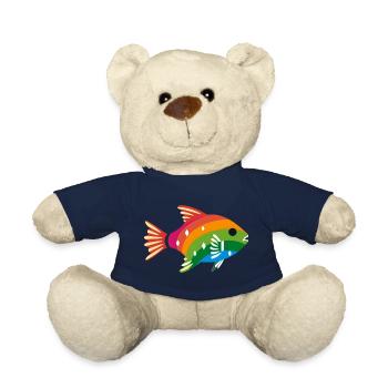 LGBTQIA+ Fisch - Teddy - French Navy - Vorne